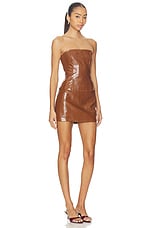 Nadira Faux Leather Skirt Set - thumbnail 5