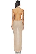 Brylee Knit Drape Maxi Dress - thumbnail 6