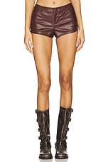 Gianna Faux Leather Shorts
