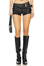 Melisa Faux Leather Short