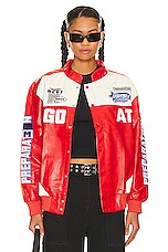 superdown Whitney Racer Jacket in Red | REVOLVE