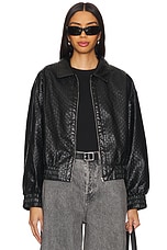 Alia Faux Leather Jacket
