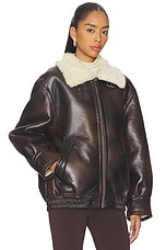 Georgiana Faux Leather Jacket - thumbnail 6