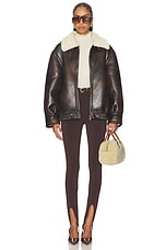 Georgiana Faux Leather Jacket - thumbnail 8