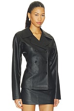 Caroline Faux Leather Jacket - thumbnail 4