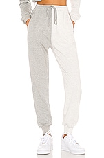 Product image of superdown Renna Two Tone Sweatpants. Click to view full details