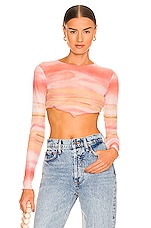 Product image of superdown Miley Ombre Crop Top. Click to view full details