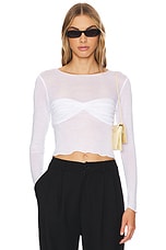 AYANA☆ superdown ТОП ELIANA OPEN FRONT в цвете Black | REVOLVE