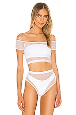 Product image of superdown Lorna Mesh Bikini Top. Click to view full details