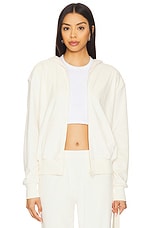 Rhys Velour Zip Up Hoodie