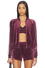 Heritage Velour Bomber Jacket - thumbnail 4