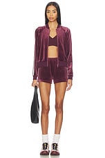 Heritage Velour Bomber Jacket - thumbnail 8