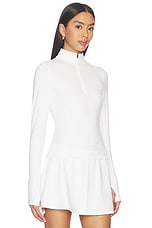 Stevie Active Rib Half Zip Waist Length Top - thumbnail 5