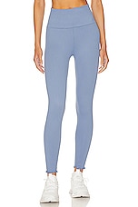 Product image of Spiritual Gangster Love Sculpt Seamless 7/8 Legging Saltwater Blue. Click to view full details