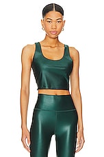 Indie Wet Look Crop Tank