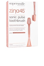 Zina45 Sonic Pulse Toothbrush Replacement Heads 2 Pack - thumbnail 5
