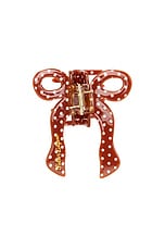 Hand-Painted Coquette Bow Claw Hair Clip - thumbnail 4