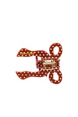 Hand-Painted Coquette Bow Claw Hair Clip - thumbnail 7