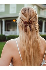 Hand-Painted Coquette Bow Claw Hair Clip - thumbnail 8