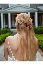 Hand-Painted Coquette Bow Claw Hair Clip - thumbnail 9