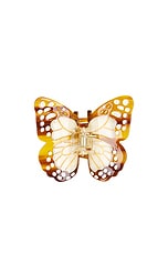 Hand-Painted Mini Boho Monarch Claw Hair Clip - thumbnail 7