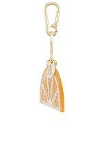 Hand-painted Citrus Slice Bag Charm + Keychain - thumbnail 6