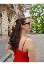 Hand-painted Citrus Slice Claw Hair Clip - thumbnail 5