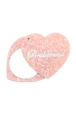 Hand-Painted Bridesmaid Compact Mirror - thumbnail 4