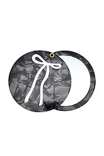 Hand-Painted French Bow Compact Mirror - thumbnail 2