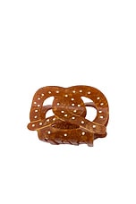 Hand-painted Pretzel Claw Hair Clip - thumbnail 4