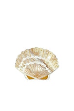 Hand-painted Seashell Claw Hair Clip - thumbnail 4