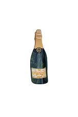 Hand-painted Champagne Claw Hair Clip - thumbnail 4