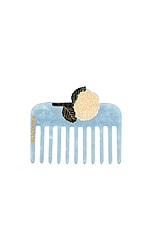 Hand-painted Hydrangea Pocket Comb - thumbnail 2