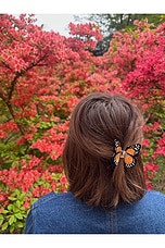 Hand-painted Mini Monarch Claw Hair Clip - thumbnail 5