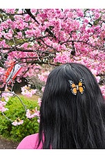 Hand-painted Mini Monarch Claw Hair Clip - thumbnail 8