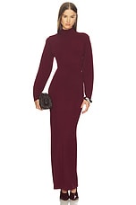 Gloria Mock Neck Maxi Dress - thumbnail 4