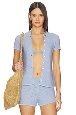 Gidget Knit Polo Cardigan - thumbnail 4