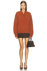 Doris Cashmere V-neck Sweater - thumbnail 7