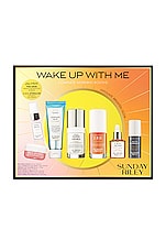 Product image of Sunday Riley KIT DE SOINS DE LA PEAU WAKE UP WITH ME COMPLETE BRIGHTENING MORNING ROUTINE SET. Click to view full details