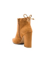 Bottines Stuart Weitzman Grandiose - Talon Bloc 6 Cm En Velours Panne Doré/beige Taille 38