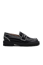 Product image of Stuart Weitzman Parker Lift Mini Pearl Loafer. Click to view full details