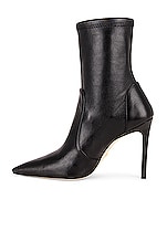 Stuart Weitzman Stuart 100 Stretch Bootie in Black | REVOLVE