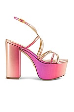 Product image of Stuart Weitzman Barelythere Squarehigh Platform Sandal. Click to view full details
