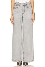 Seventy + Mochi Bay Jeans in Silver Lining