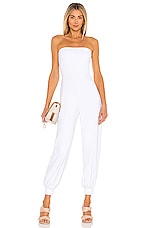 Product image of Susana Monaco Strapless Cuffed Ankle Jumpsuit. Click to view full details