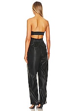 Faux Leather Jumpsuit - thumbnail 6