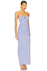Angle Wire Strapless Gathered Dress - thumbnail 5