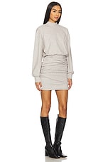 Fleece Mock Gathered Dress - thumbnail 5