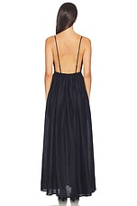Solid Linen Empire Waist Dress - thumbnail 6