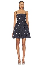 Polka Dot Tie Back Dress - thumbnail 4